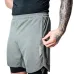Шорты для MMA RDX T16 2-в-1 M Grey Black (MSC-T16GB-M)
