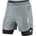 Шорты для MMA RDX T16 2-в-1 M Grey Black (MSC-T16GB-M)