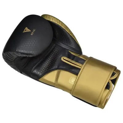 Боксерские перчатки RDX Mark Pro Sparring Tri Lira 2 10 унций Golden (BGM-PSTL2G-10OZ)