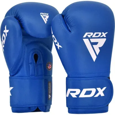 Боксерские перчатки RDX AS2 10 унций Blue (BGR-AS2U-10OZ) Боксерские перчатки RDX AS2 10 унций Blue (BGR-AS2U-10OZ)