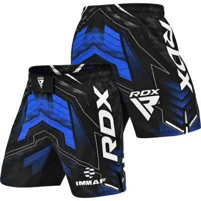 Шорты для MMA RDX MSS-IMF IMMAF Black Blue XL (MSS-IMF-1U-XL) Шорты для MMA RDX MSS-IMF IMMAF Black Blue XL (MSS-IMF-1U-XL)