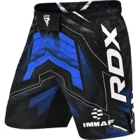 Шорты для MMA RDX MSS-IMF IMMAF Black Blue XL (MSS-IMF-1U-XL)