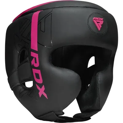 Боксерський шолом RDX F6 Kara Matte Pink S (HGR-F6MP-S)