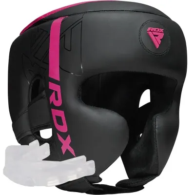 Боксерский шлем RDX F6 Kara Matte Pink S (HGR-F6MP-S)