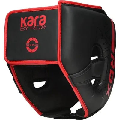 Боксерський шолом RDX F6 Kara S Чорно-червоний (HGR-F6MR-S)