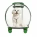 Сумка-тележка для переноски домашних питомцев CosmoPet CP-302 с телескопической ручкой 47х42х24 см Зеленый (3_06581)