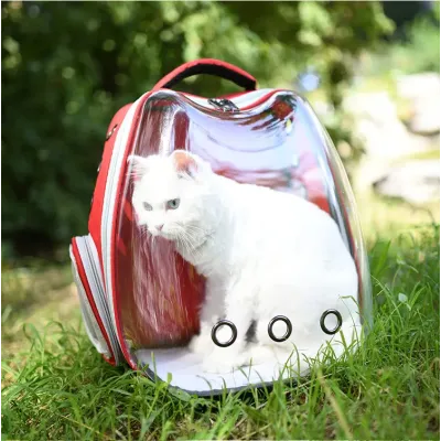 Рюкзак для переноски домашних питомцев CosmoPet CP-102 39х35х23 см Красный Рюкзак для переноски домашних питомцев CosmoPet CP-102 39х35х23 см Красный