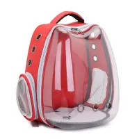 Рюкзак для перенесення домашніх тварин CosmoPet CP-102 39х35х23 см Червоний Рюкзак для перенесення домашніх тварин CosmoPet CP-102 39х35х23 см Червоний