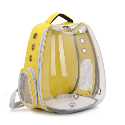 Рюкзак для переноски домашних питомцев CosmoPet CP-102 39х35х23 см Желтый (3_06646) Рюкзак для переноски домашних питомцев CosmoPet CP-102 39х35х23 см Желтый (3_06646)
