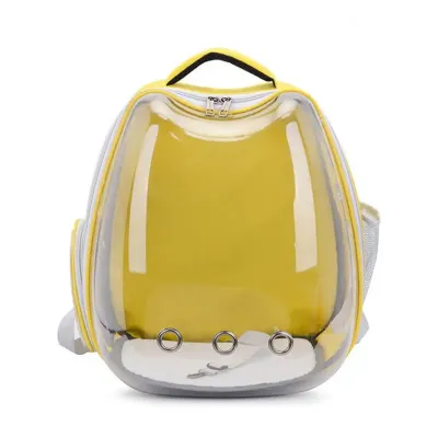 Рюкзак для перенесення домашніх тварин CosmoPet CP-102 39х35х23 см Жовтий (3_06646) Рюкзак для перенесення домашніх тварин CosmoPet CP-102 39х35х23 см Жовтий (3_06646)
