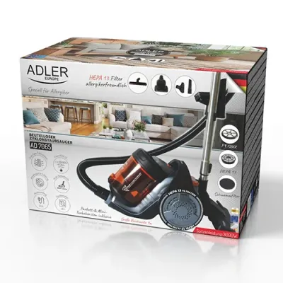 Пилесос Adler 1.6 л Черный AD 7065 Пилесос Adler 1.6 л Черный AD 7065