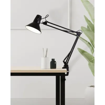 Настольная лампа Polux Worker 15.5x16x70 см Черный (Pol325150)