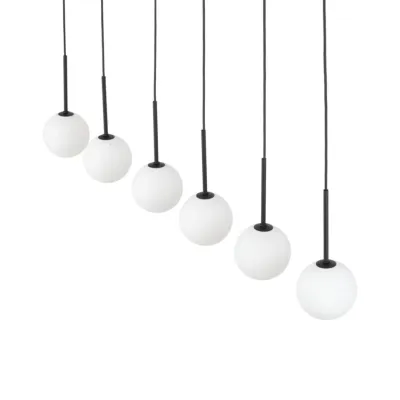 Люстра TK Lighting Martin 122x12 см Чорний (TK4504) Люстра TK Lighting Martin 122x12 см Чорний (TK4504)