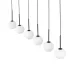 Люстра TK Lighting Martin 122x12 см Чорний (TK4504) Люстра TK Lighting Martin 122x12 см Чорний (TK4504)