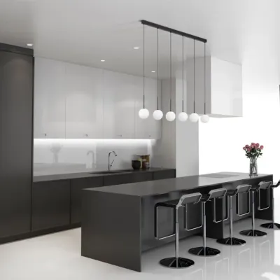 Люстра TK Lighting Martin 122x12 см Чорний (TK4504) Люстра TK Lighting Martin 122x12 см Чорний (TK4504)