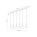 Люстра TK Lighting Martin 122x12 см Чорний (TK4504) Люстра TK Lighting Martin 122x12 см Чорний (TK4504)