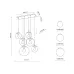 Люстра TK Lighting Esme 77x47x140 см Чорний (TK5384) Люстра TK Lighting Esme 77x47x140 см Чорний (TK5384)