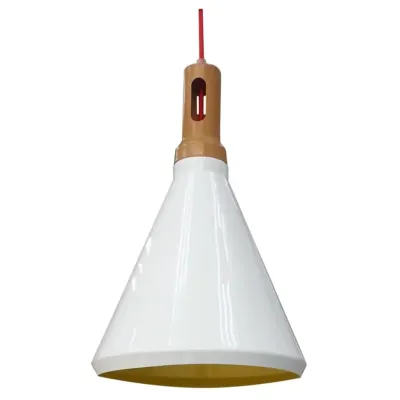 Люстра Candellux Robinson 26x115 см Біло-коричневий (31-37695)