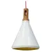 Люстра Candellux Robinson 26x115 см Біло-коричневий (31-37695)