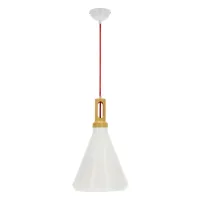 Люстра Candellux Robinson 26x115 см Біло-коричневий (31-37695)