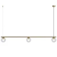 Люстра Pikart Lights 26250 120x14 см Золотистый (26250-2) Люстра Pikart Lights 26250 120x14 см Золотистый (26250-2)