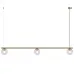 Люстра Pikart Lights 26250 120x14 см Золотистый (26250-2)