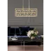 Люстра Zuma Line Spring 76x25.5x39 см Золотистий (ZuP0578-06C-V7V7)