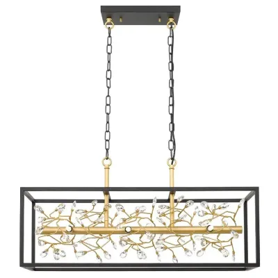 Люстра Zuma Line Spring 76x25.5x39 см Золотистий (ZuP0578-06C-P7TF)