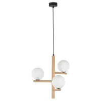 Люстра TK Lighting Estera 33x120 см Бежево-чорний (TK6799) Люстра TK Lighting Estera 33x120 см Бежево-чорний (TK6799)