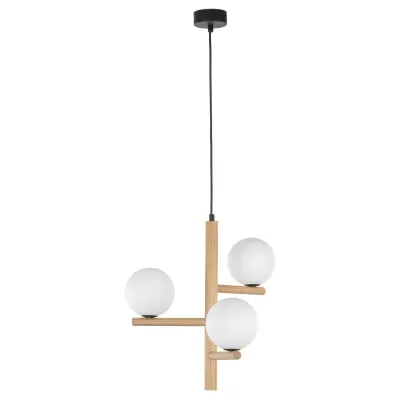 Люстра TK Lighting Estera 33x120 см Бежево-черный (TK6799)