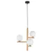 Люстра TK Lighting Estera 33x120 см Бежево-черный (TK6799)