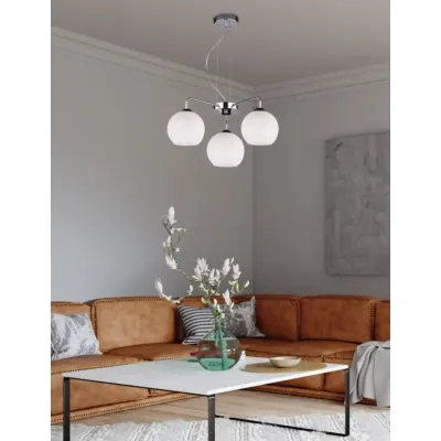 Люстра Candellux Larix 58x115 см Хром (33-23834)