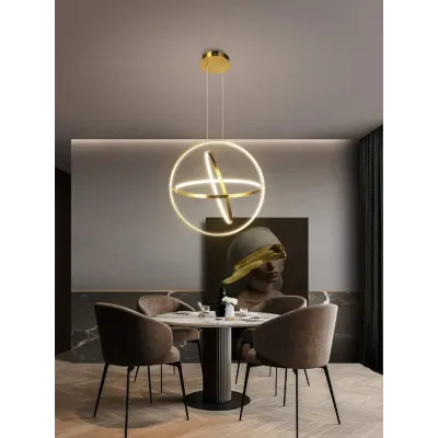 Люстра Laguna Lighting 425 60x180 см Золотистий (42513-60) Люстра Laguna Lighting 425 60x180 см Золотистий (42513-60)