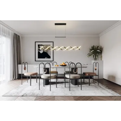 Люстра Laguna Lighting 257 120x120 см Черный (25763-45)