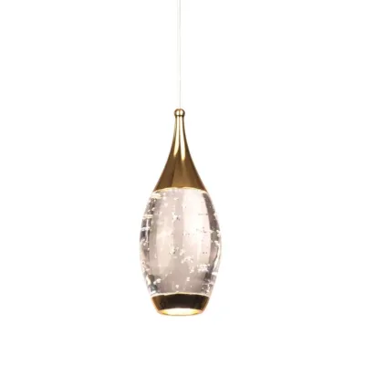 Люстра WunderLicht Wl1675 7x118 см Прозоро-золотистий (WL1675-31)