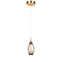 Люстра WunderLicht Wl1675 7x118 см Прозоро-золотистий (WL1675-31)