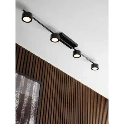 Люстра Nordlux Clyde 115x8.5x10 см Чорний (Nor2213530103) Люстра Nordlux Clyde 115x8.5x10 см Чорний (Nor2213530103)