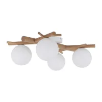 Люстра TK Lighting Sheron 70x41x18 см Біло-коричневий (TK5309) Люстра TK Lighting Sheron 70x41x18 см Біло-коричневий (TK5309)