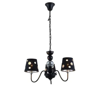 Люстра Candellux Batley 52x40 см Сріблясто-чорний (50203105)
