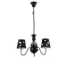 Люстра Candellux Batley 52x40 см Сріблясто-чорний (50203105)
