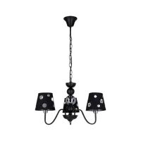 Люстра Candellux Batley 52x40 см Сріблясто-чорний (50203105)