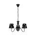 Люстра Candellux Batley 52x40 см Сріблясто-чорний (50203105)