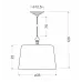 Люстра Candellux Prima 35x120 см Золотистий (31-09241) Люстра Candellux Prima 35x120 см Золотистий (31-09241)