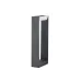 Вуличний світильник Nova Luce Twin 20x10x60 см Сірий (Nova713121)