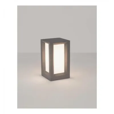 Вуличний світильник Nova Luce Castro 20x20x35 см Біло-сірий (Nova9739351)