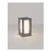 Вуличний світильник Nova Luce Castro 20x20x35 см Біло-сірий (Nova9739351)
