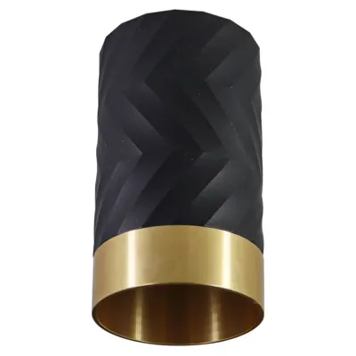 Точковий світильник Polux Arras 5.5x5.5x10 см Чорно-золотистий (Pol323521)