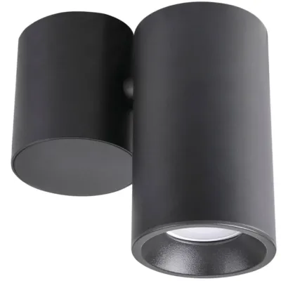 Точечный светильник Polux Hobro 14.5x7x14 см Черный (Pol315403)