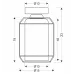 Точковий світильник Candellux Jonera 15x23 см Чорний (31-08404) Точковий світильник Candellux Jonera 15x23 см Чорний (31-08404)