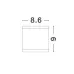 Точковий світильник Nova Luce Cerise 8.6x8.6x9 см Сірий (Nova9020022)